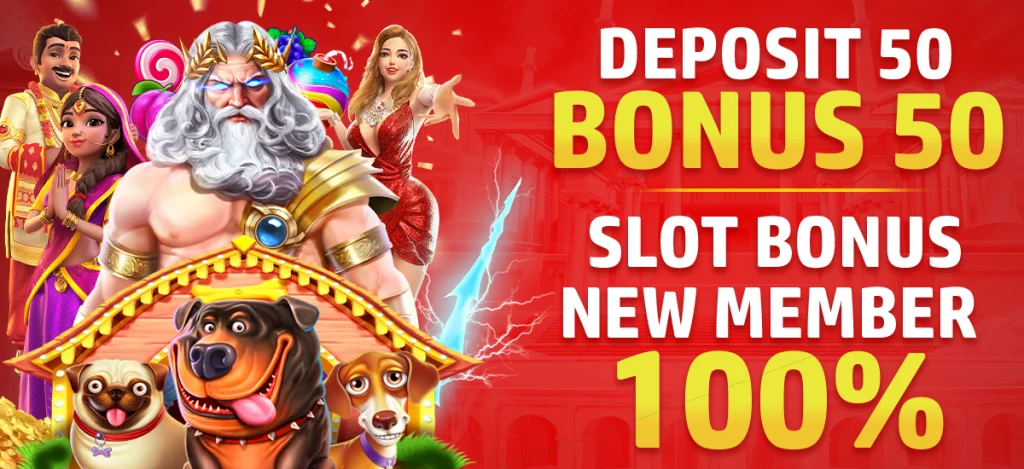 slot deposit 50 bonus 100
