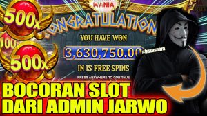 bocoran admin jarwo slot hari ini terbaru